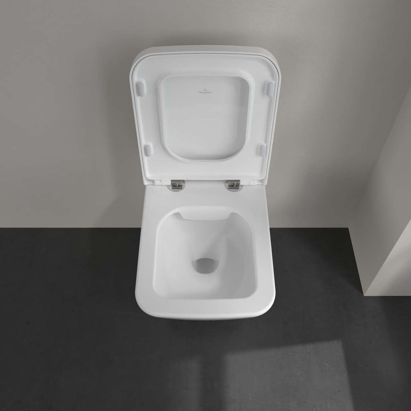 Villeroy & Boch Finion Závesné WC, DirectFlush, CeramicPlus, alpská biela 4664R0R1 - galéria #5