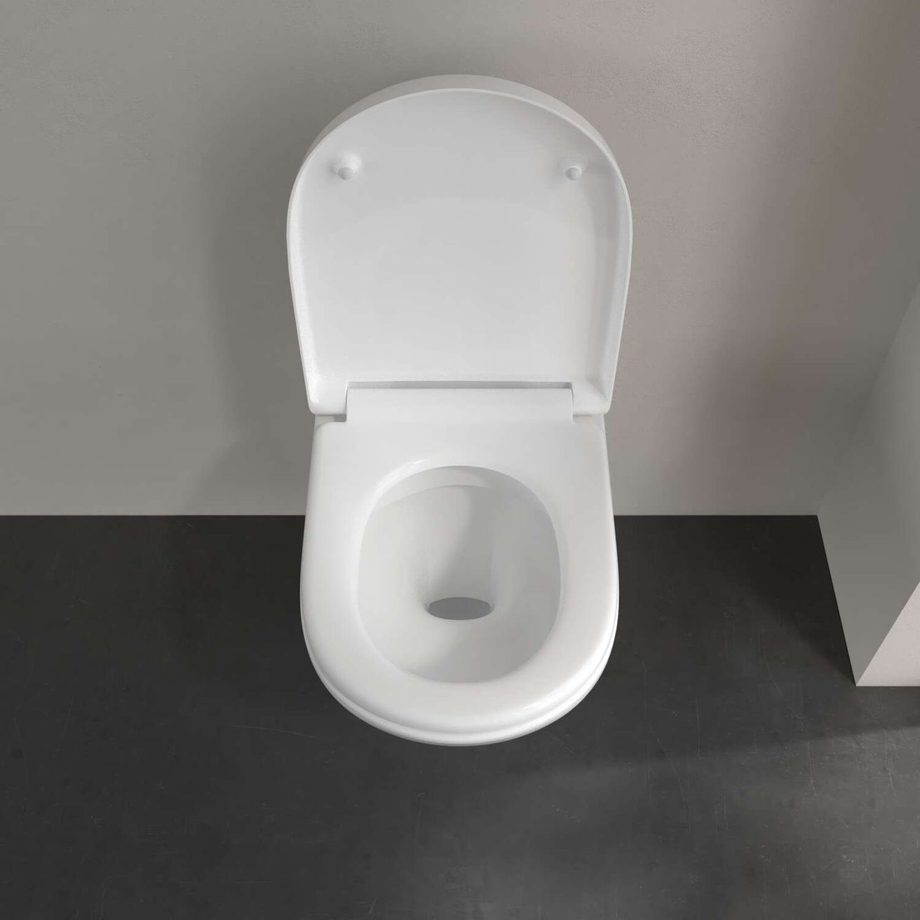 Villeroy & Boch O.novo Závesné WC, DirectFlush, alpská biela 5660R001 - galéria #4