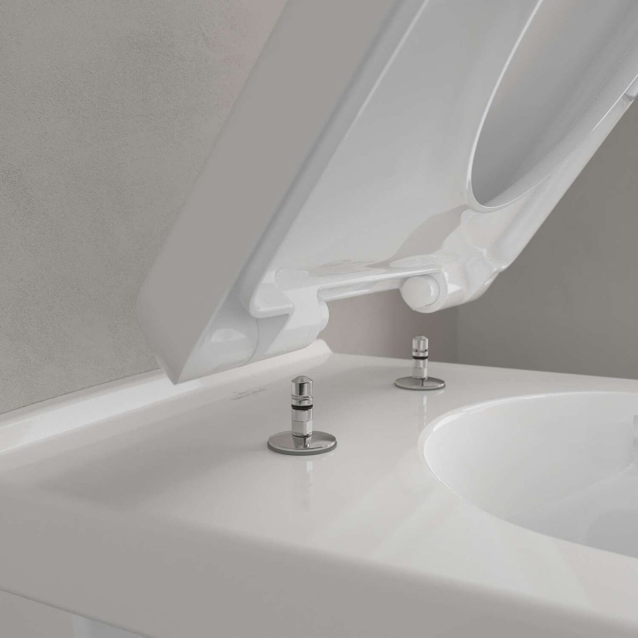 Villeroy & Boch O.novo Závesné WC, DirectFlush, alpská biela 5660R001 - galéria #7