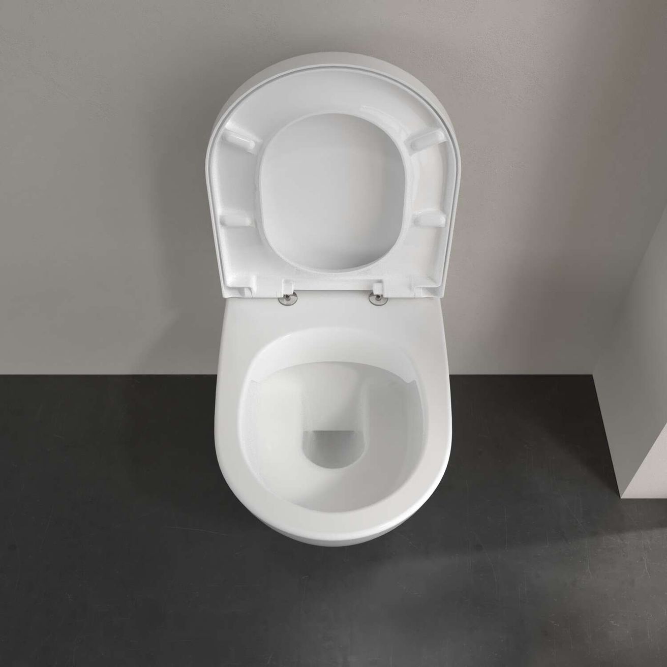 Villeroy & Boch Subway 2.0 Závesné WC, DirectFlush, CeramicPlus, alpská biela 5614R0R1 - galéria #5