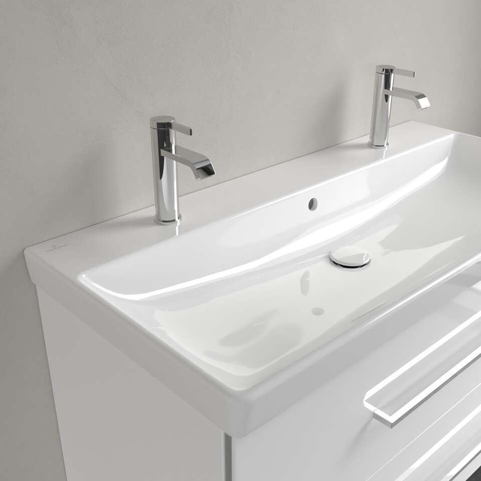 Villeroy & Boch Avento Umývadlo na skrinku 100 x 47 cm, alpská biela 4156A401 - galéria #5