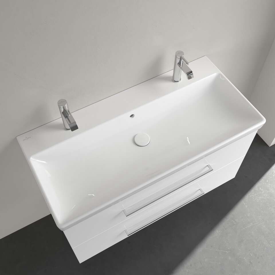 Villeroy & Boch Avento Umývadlo na skrinku 100 x 47 cm, alpská biela 4156A401 - galéria #4