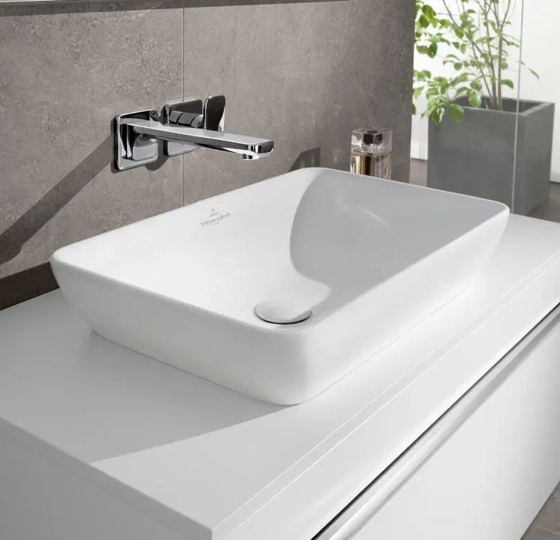 Villeroy & Boch Venticello Umývadlo na dosku 55 × 36 cm, CeramicPlus, alpská biela 411355R1 - galéria #3