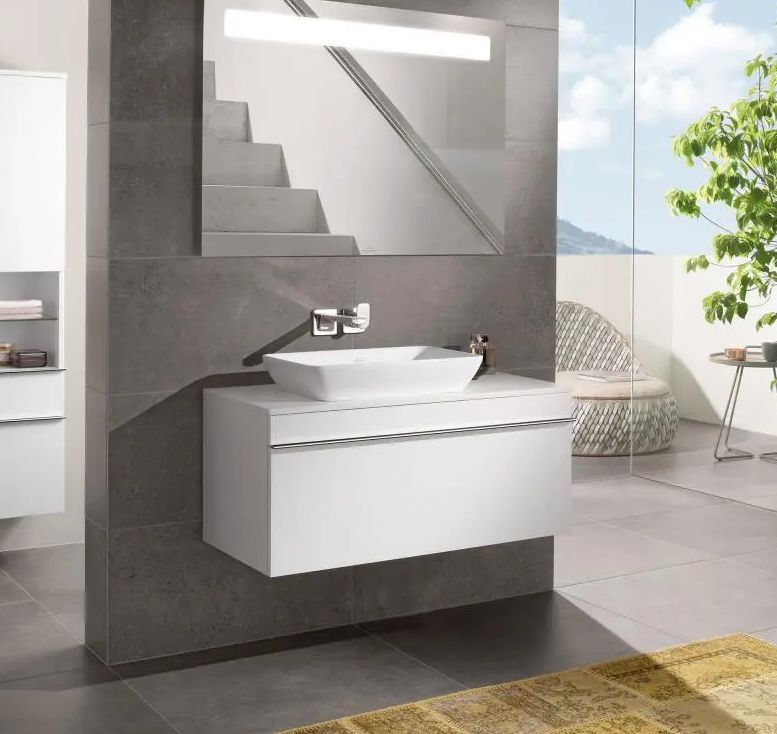 Villeroy & Boch Venticello Umývadlo na dosku 55 × 36 cm, CeramicPlus, alpská biela 411355R1 - galéria #1