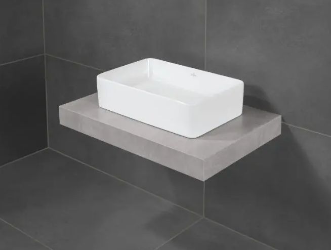 Villeroy & Boch Collaro Umývadlo na dosku 56 x 36 cm, CeramicPlus, alpská biela 4A2056R1 - galéria #2