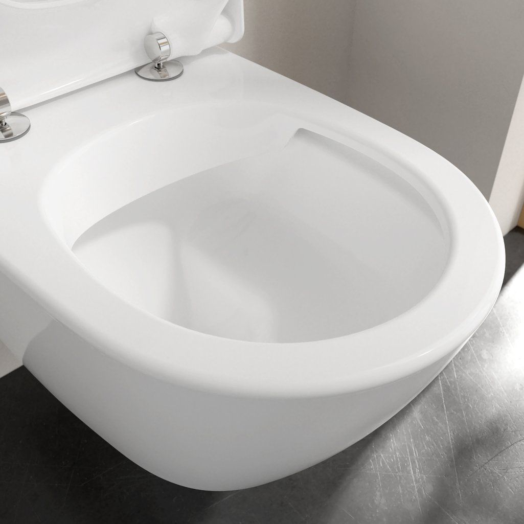 Villeroy & Boch Subway Zavesné WC, CeramicPlus, alpská biela 5614A1T2 - galéria #8