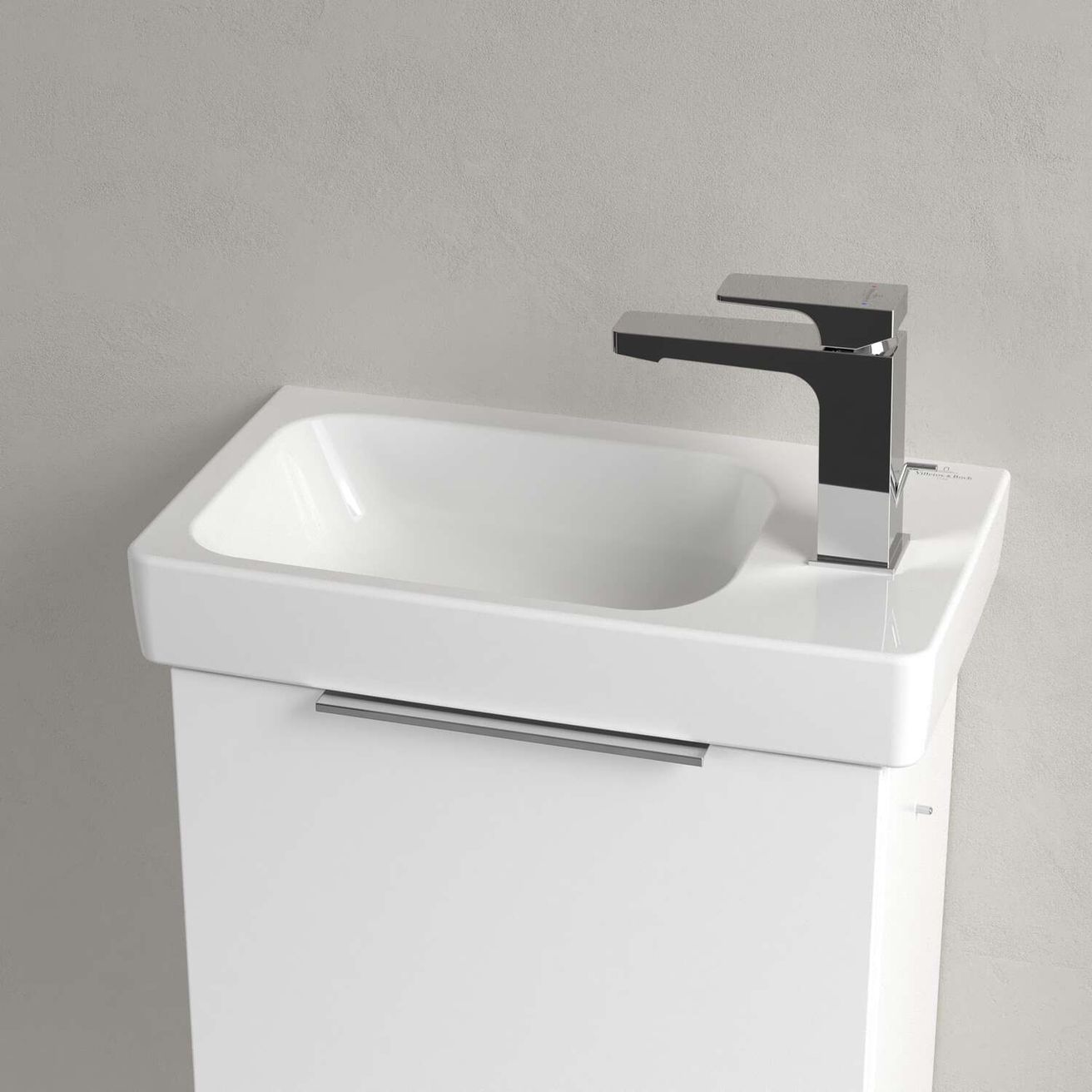 Villeroy & Boch Architectura Umyvadlo 48 x 28 cm, otvor pre batériu vpravo, alpská biela 43864801 - galéria #6
