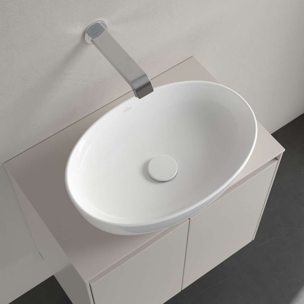 Villeroy & Boch Artis Umývadlo na dosku 49 x 33 cm, CeramicPlus, alpská biela 438848R1 - galéria #4