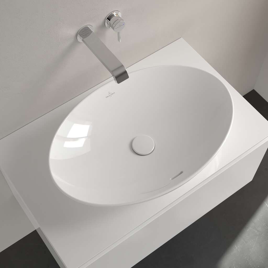 Villeroy & Boch Loop&Friends Umývadlo na dosku, 62 x 42 cm, CeramicPlus, alpská biela 4A4800R1 - galéria #4