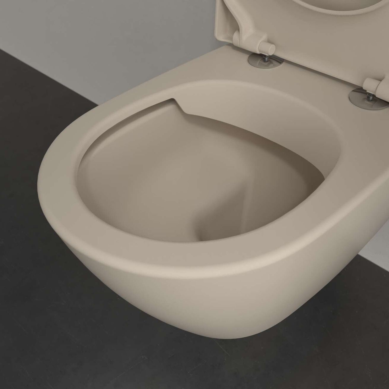 Villeroy & Boch Subway 2.0 Zavesné WC, DirectFlush, CeramicPlus, Almond 5614R0AM - galéria #9