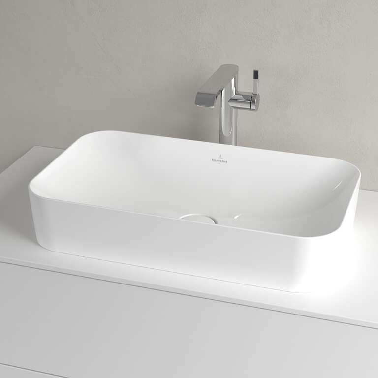 Villeroy & Boch Finion Umývadlo na dosku 60 x 35 cm, CeramicPlus, alpská biela 414361R1 - galéria #3
