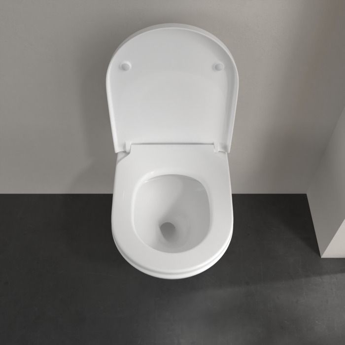 Villeroy&Boch Subway 3.0 WC 37x56cm so SoftClose sedadlom, Alpine White CeramicPlus 4670TSR1 - galéria #4