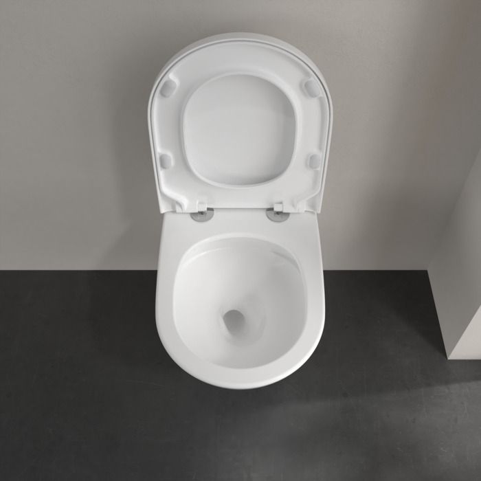 Villeroy&Boch Subway 3.0 WC 37x56cm so SoftClose sedadlom, Alpine White CeramicPlus 4670TSR1 - galéria #5