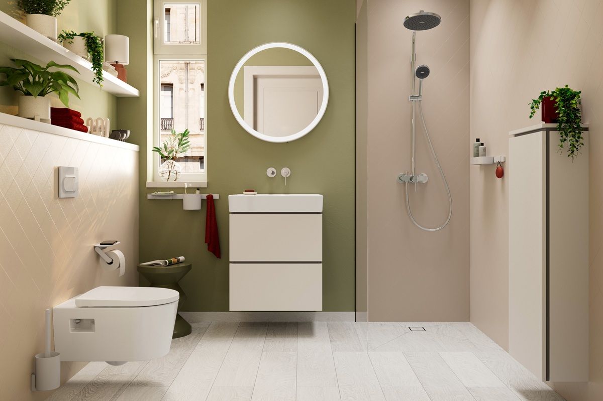 Hansgrohe Activera S Sprchový systém s batériou, EcoSmart, chróm 28875000 - galéria #1