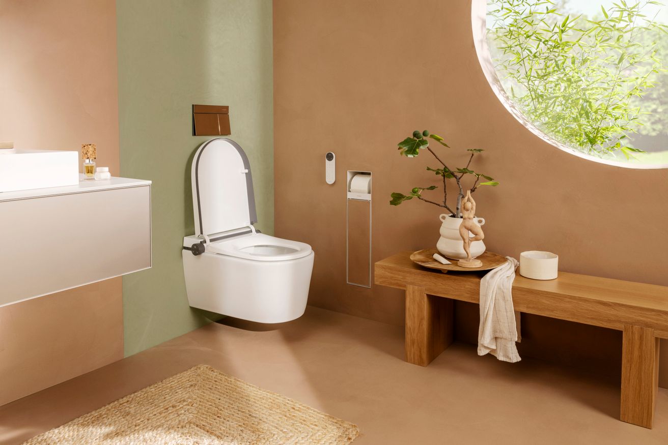Hansgrohe LavaPura Element S WC s bidetom, AquaHelix Flush, SmartClean, HygieneEffect, biela 63021450 - galéria #4
