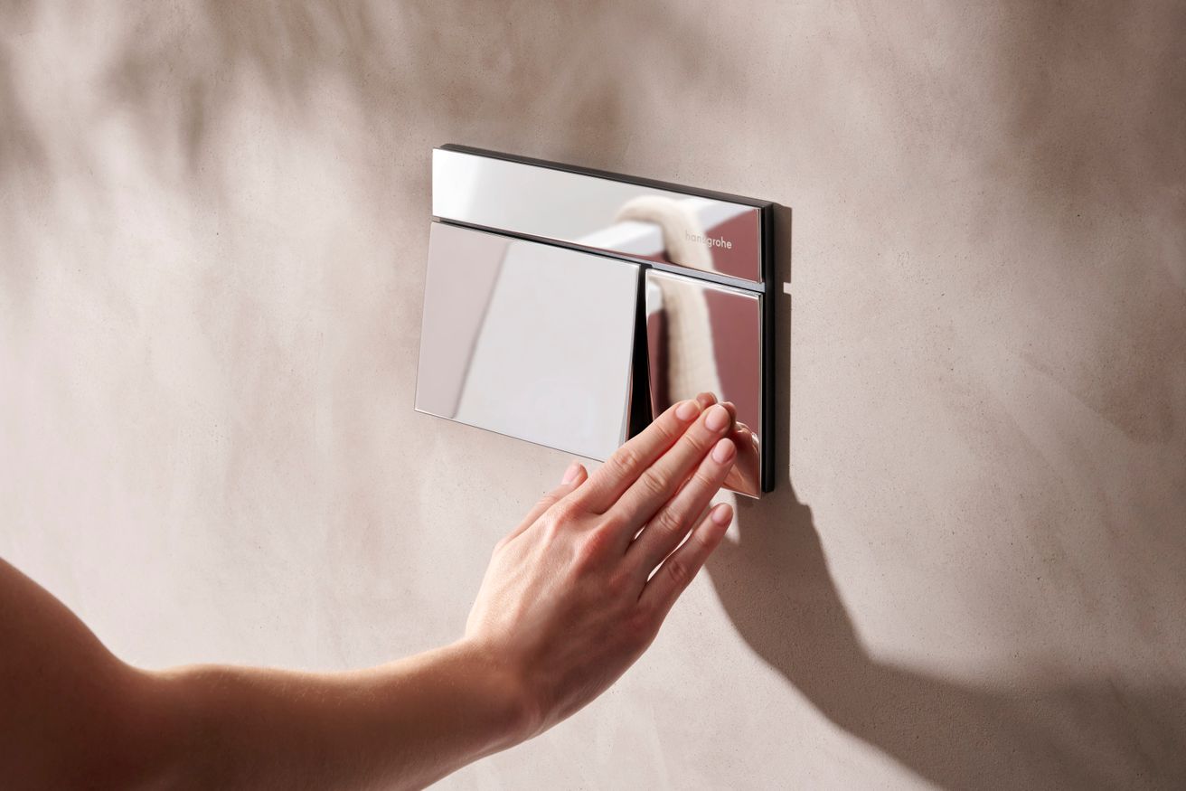 Hansgrohe iFrame Element E Ovládacie tlačidlo, chróm 66003000 - galéria #2