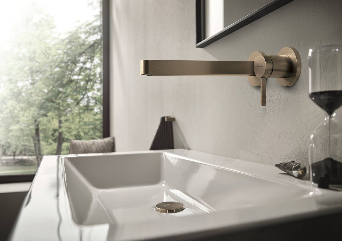 Hansgrohe Finoris Umývadlová batéria pod omietku, kartáčovaný bronz 76050140 - galéria #1