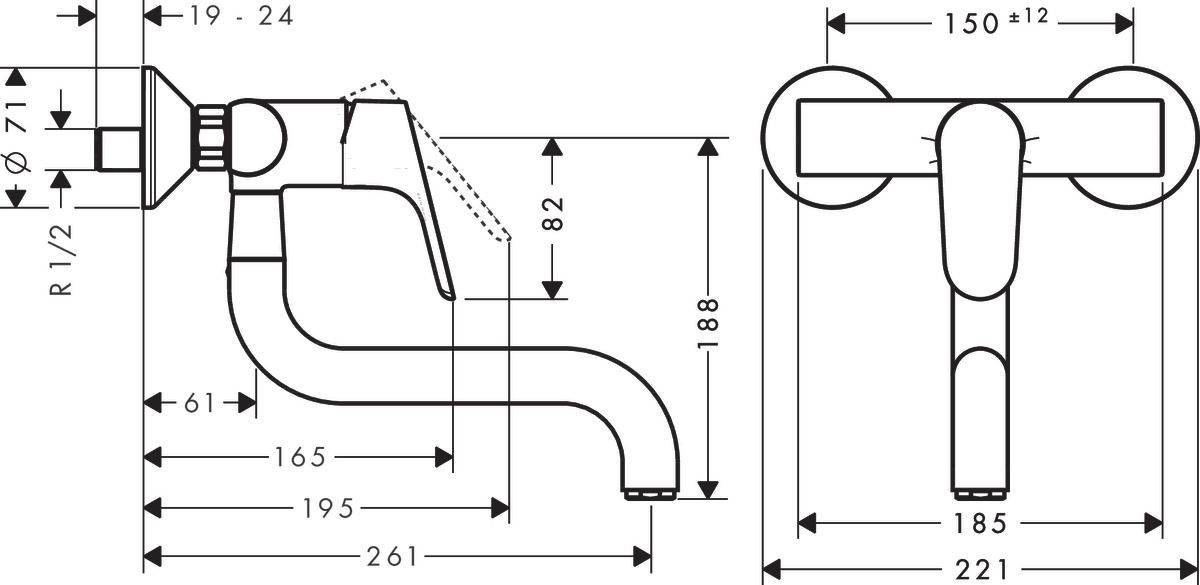 Hansgrohe Kuchynská batéria Focus M41, chróm 31825000 - galéria #1