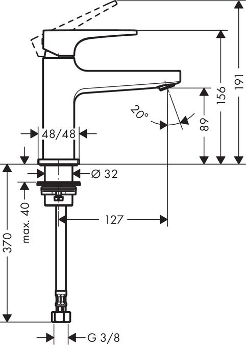 Hansgrohe Metropol Vodovodné batérie pre umývadlá 32501000 - galéria #1