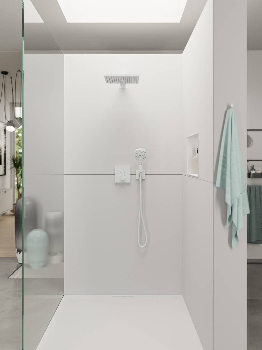 Hansgrohe Raindance Select E Ručná sprcha 12 cm, biela matná 26520700 - galéria #1