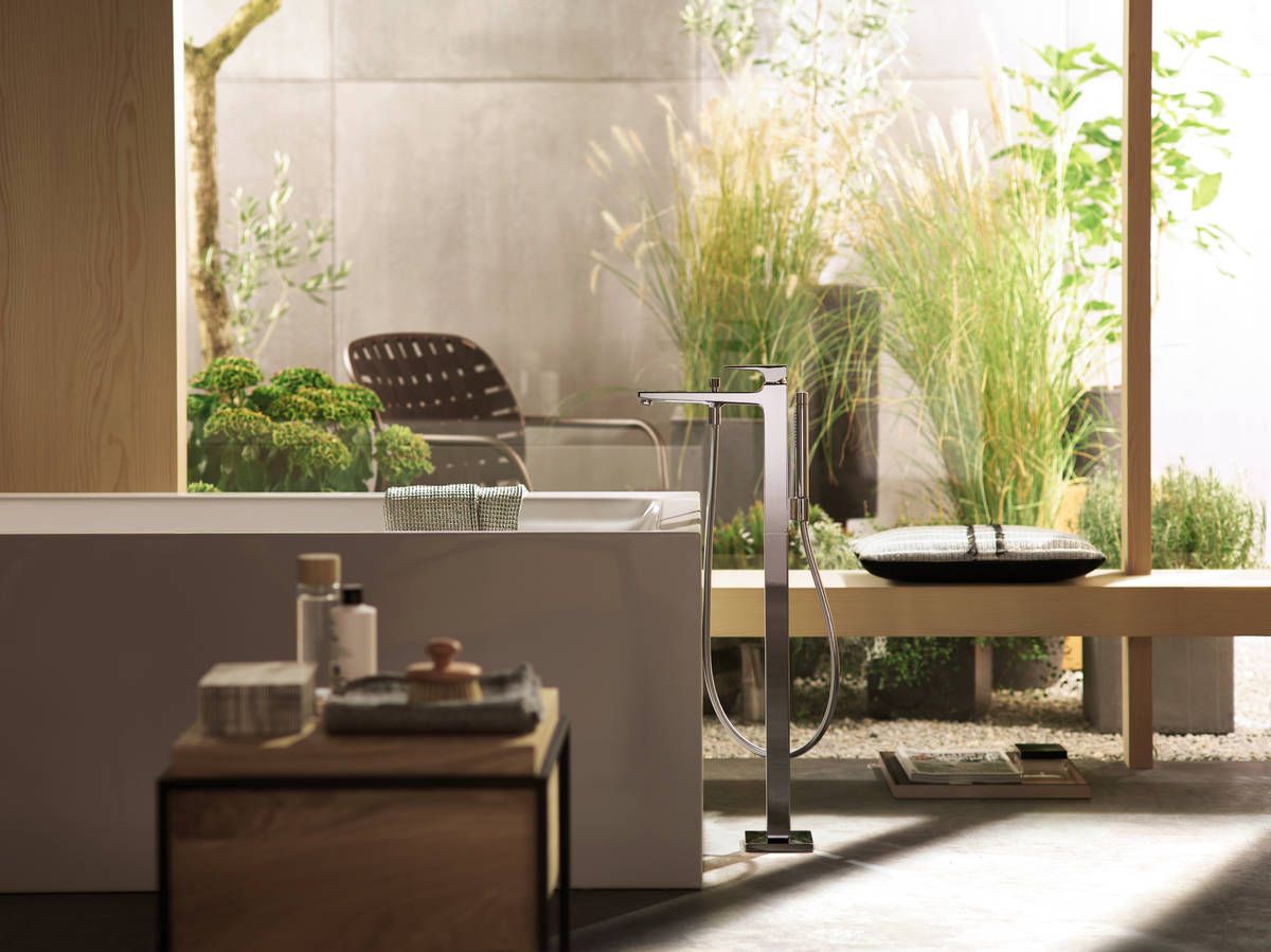 Hansgrohe Metropol Stojaca vaňová batéria, brúsený bronz 32532140 - galéria #2