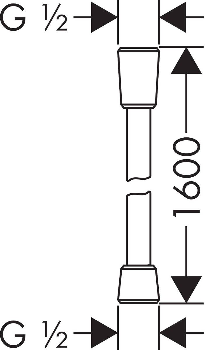 Sprchová hadica AXOR 160 cm, chróm 28626000 - galéria #1