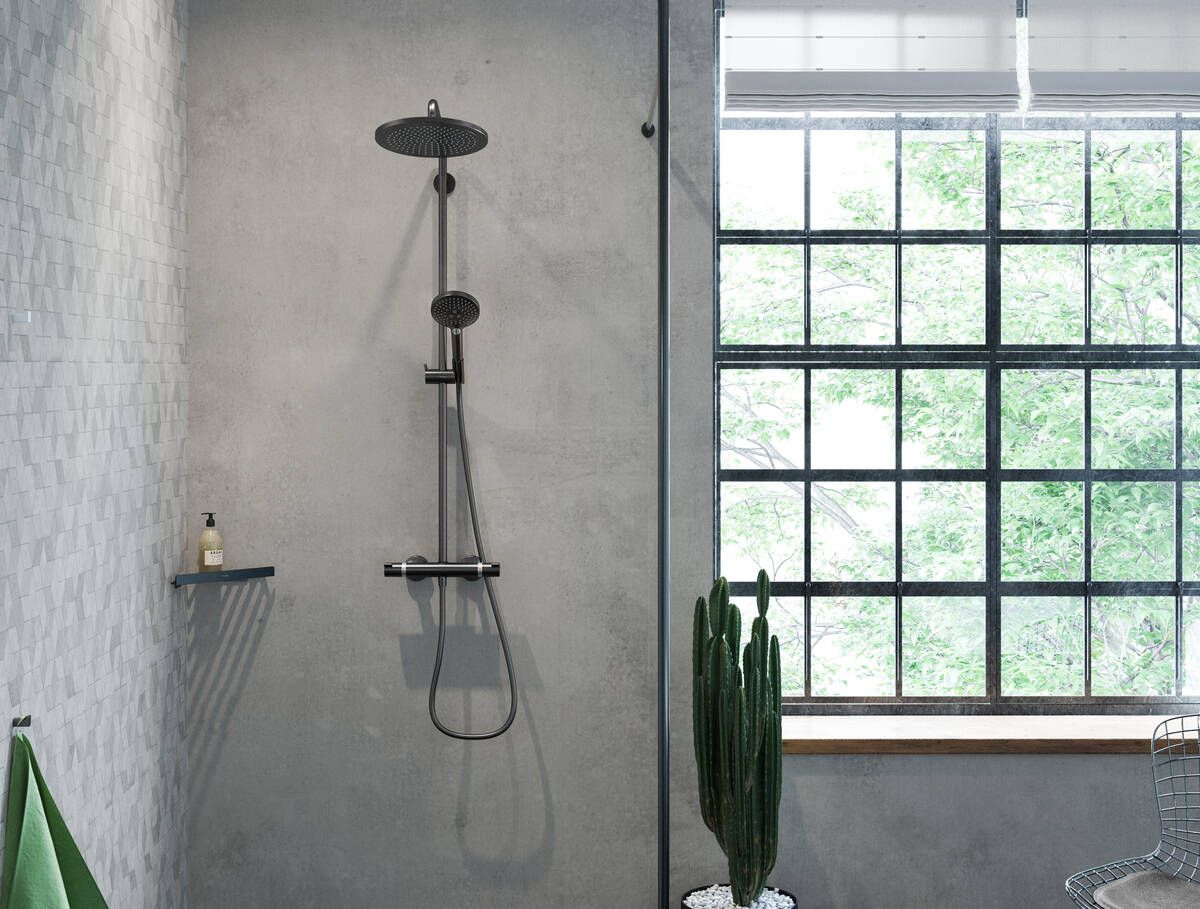 Hansgrohe AddStoris Rohový kôš, čierna podložka, 41741670 - galéria #2
