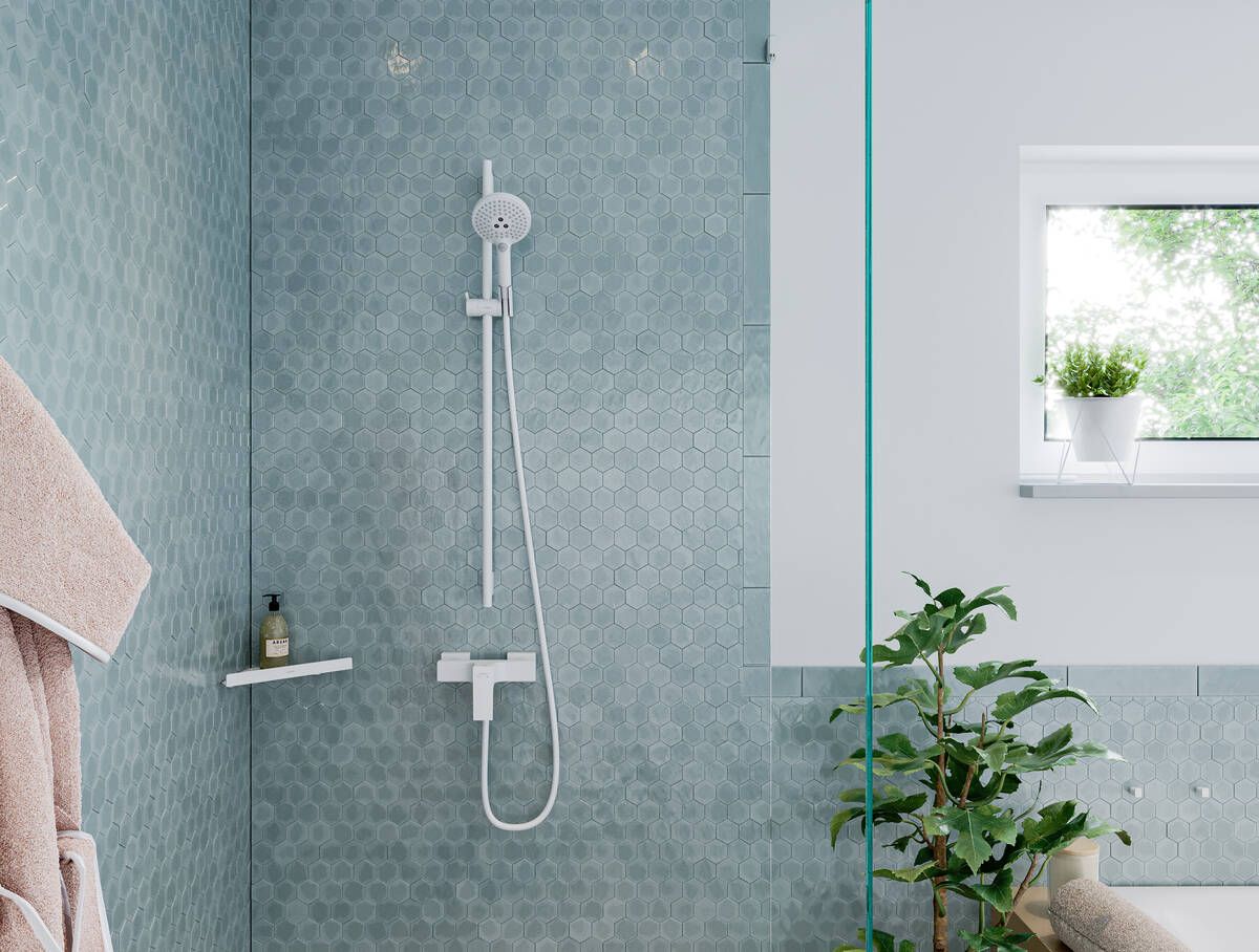 Hansgrohe AddStoris Rohový kôš, biely matný, 41741700 - galéria #1