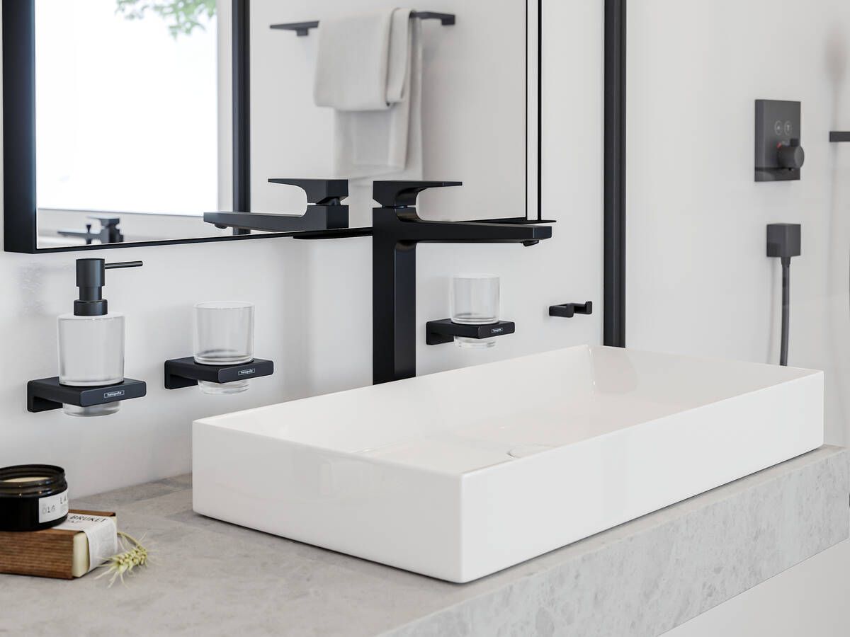 Hansgrohe AddStoris Dvojitý háčik, brúsený bronz, 41755140 - galéria #1