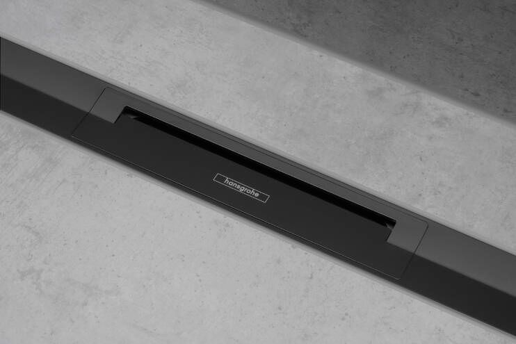 Hansgrohe RainDrain Flex Sprchový žľab 100 cm, matná čierna 56046670 - galéria #2