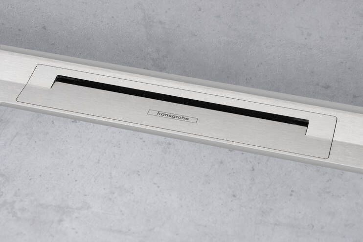 Hansgrohe RainDrain Flex Sprchový žľab 70 cm, na stenu, kartáčovaná nehrdzavejúca oceľ 56050800 - galéria #1