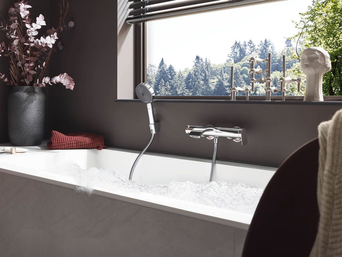 Hansgrohe Vivenis Nástenná páková vaňová batéria, chróm 75420000 - galéria #2