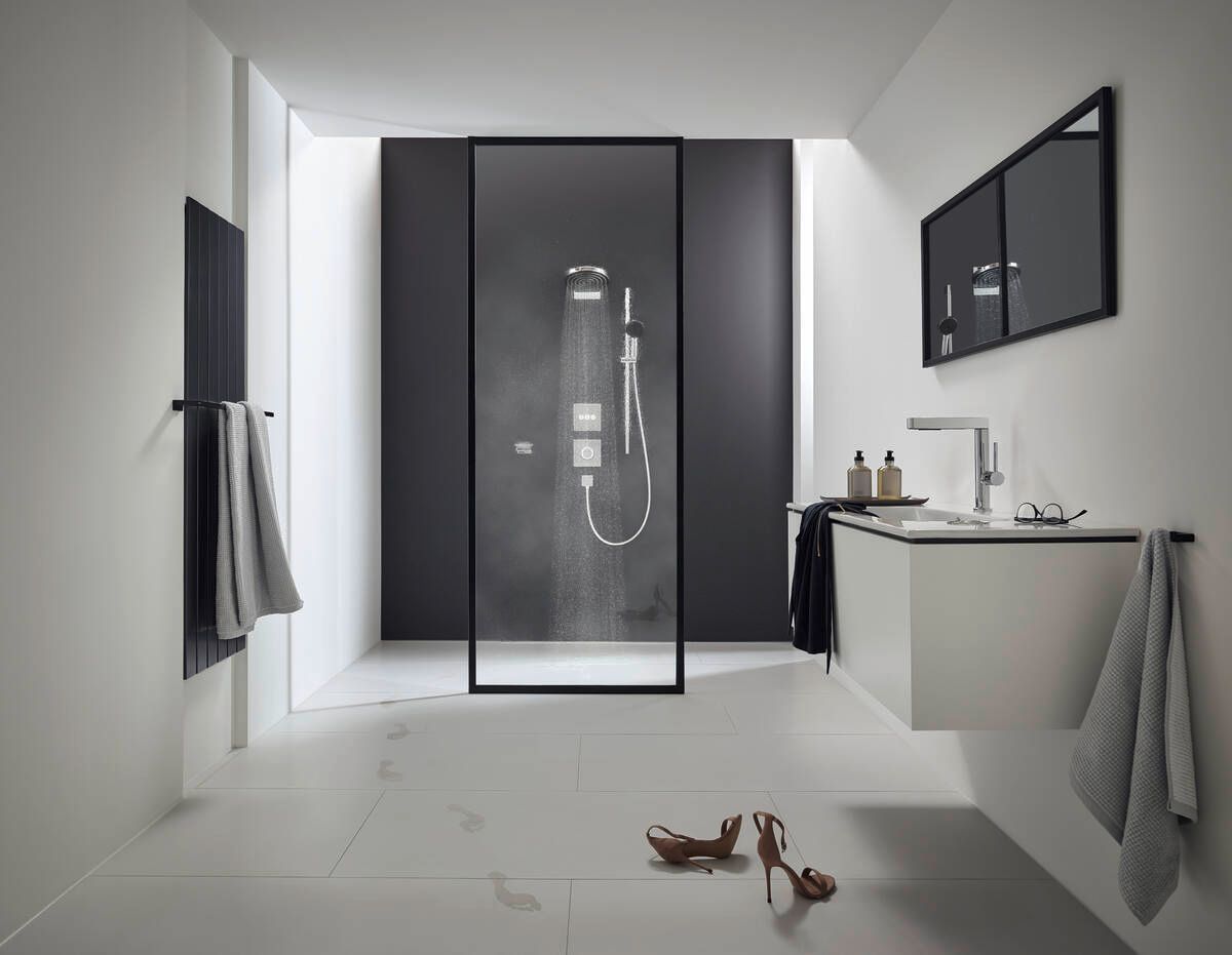 Hansgrohe Finoris Umývadlová batéria so sprchou, s odtokom, chróm 76063000 - galéria #1