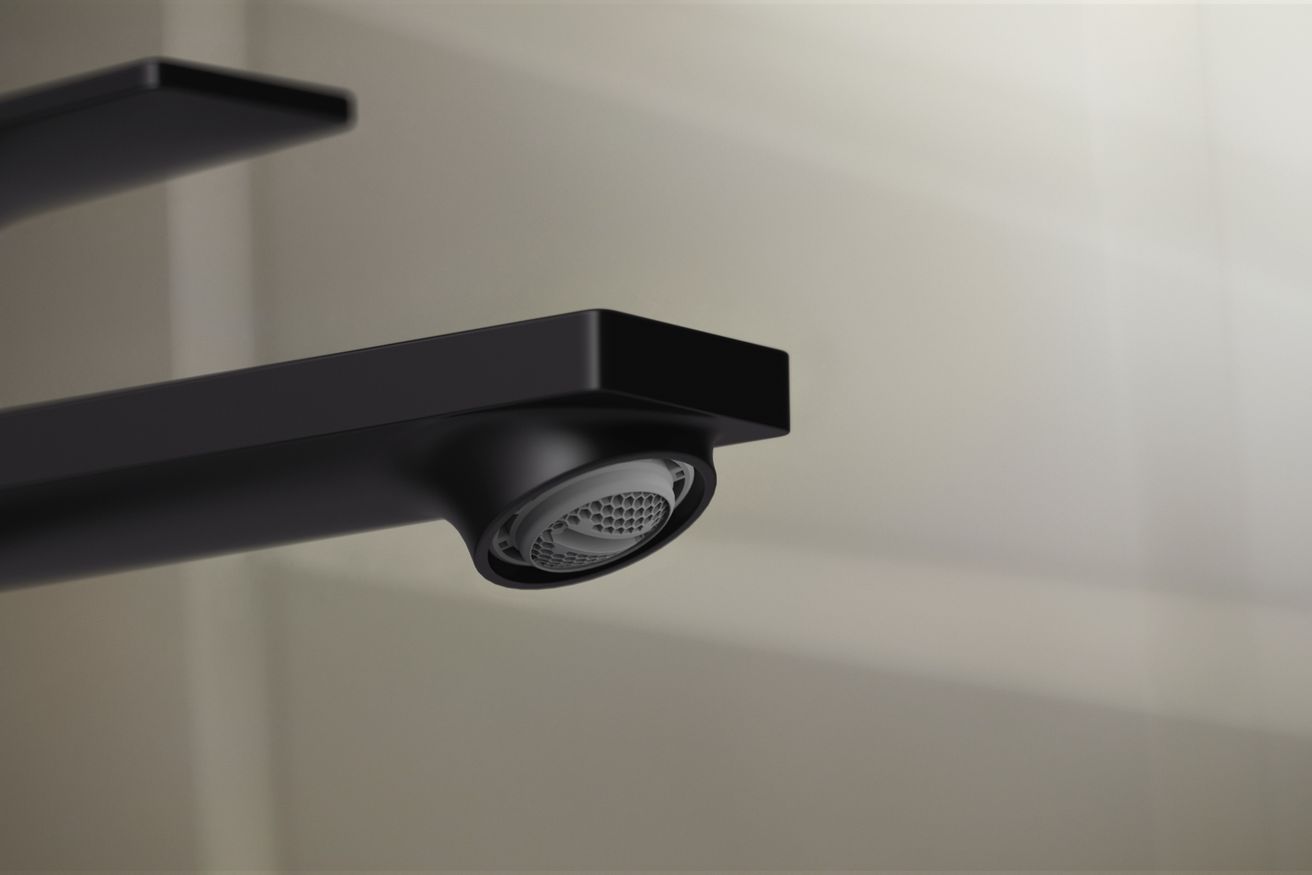 Hansgrohe Rebris E Umývadlová batéria CoolStart s kovovou výpusťou, čierna matná 72585670 - galéria #1