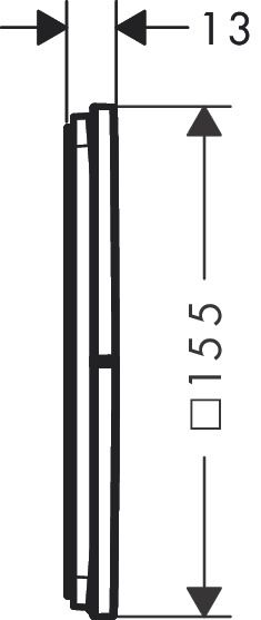 Hansgrohe Sprchový ventil Comfort E s 3 výstupmi, skryté splachovanie, matná čierna 15573670 - galéria #2