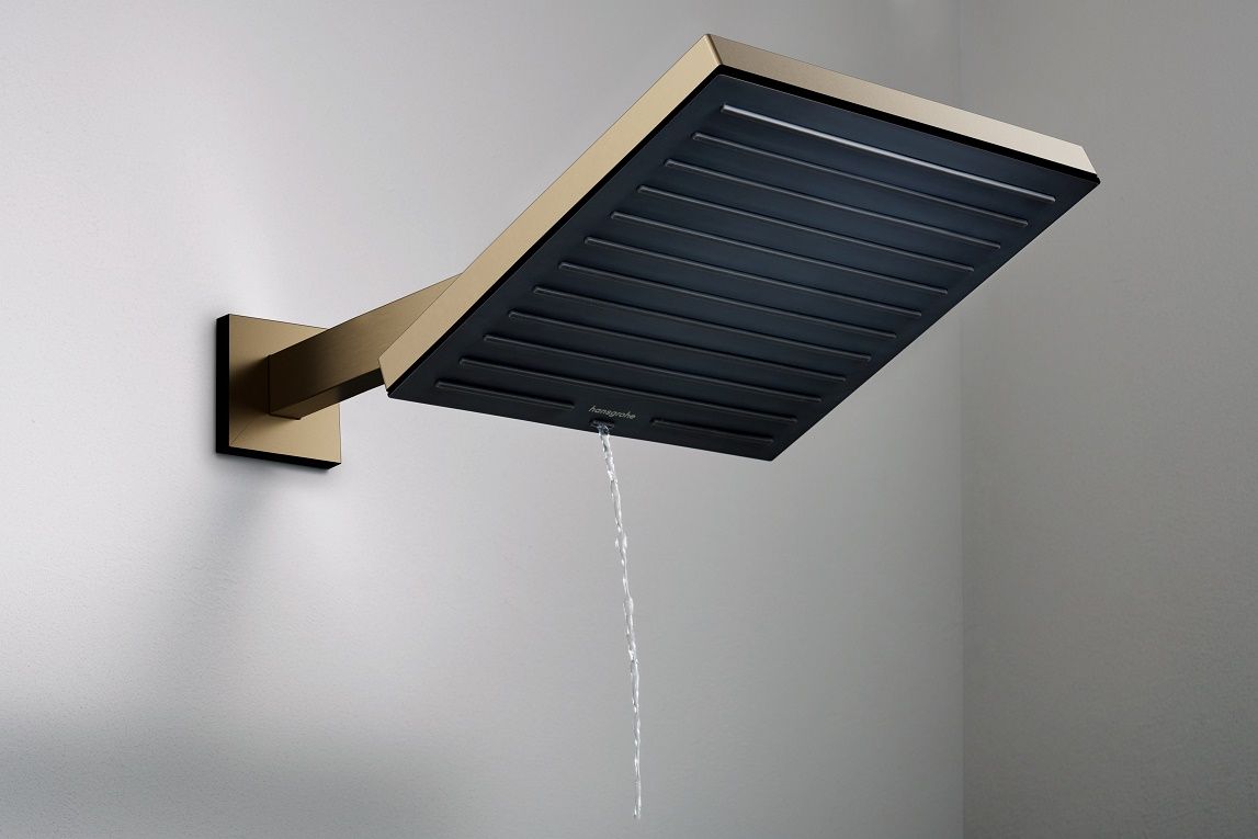 Hansgrohe Sprchová hlavica Pulsify E 26 cm s technológiou EcoSmart, brúsený bronz 24331140 - galéria #1