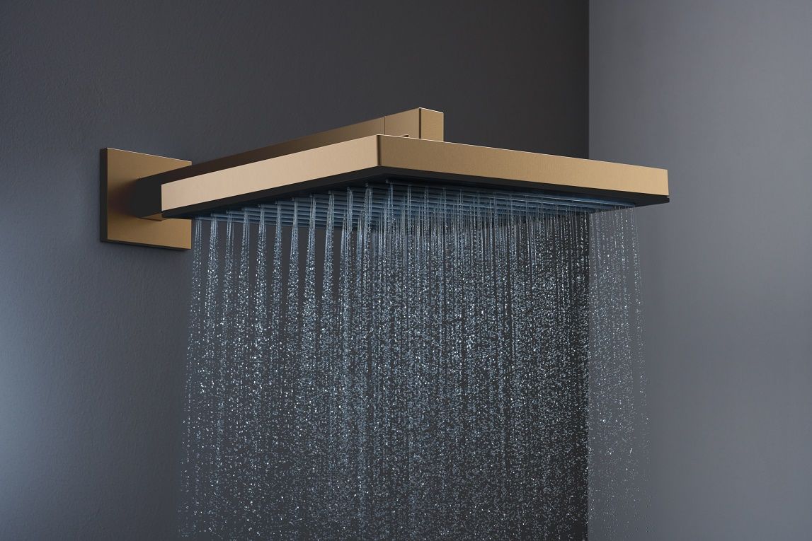Hansgrohe Sprchová hlavica Pulsify E 26 cm s technológiou EcoSmart, brúsený bronz 24331140 - galéria #2
