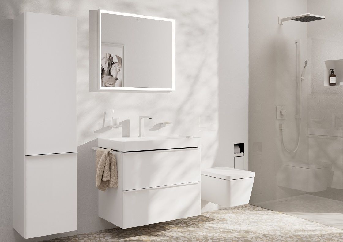 Hansgrohe Hlavová sprcha Pulsify E 26 cm s technológiou EcoSmart+, biela matná 24333700 - galéria #5