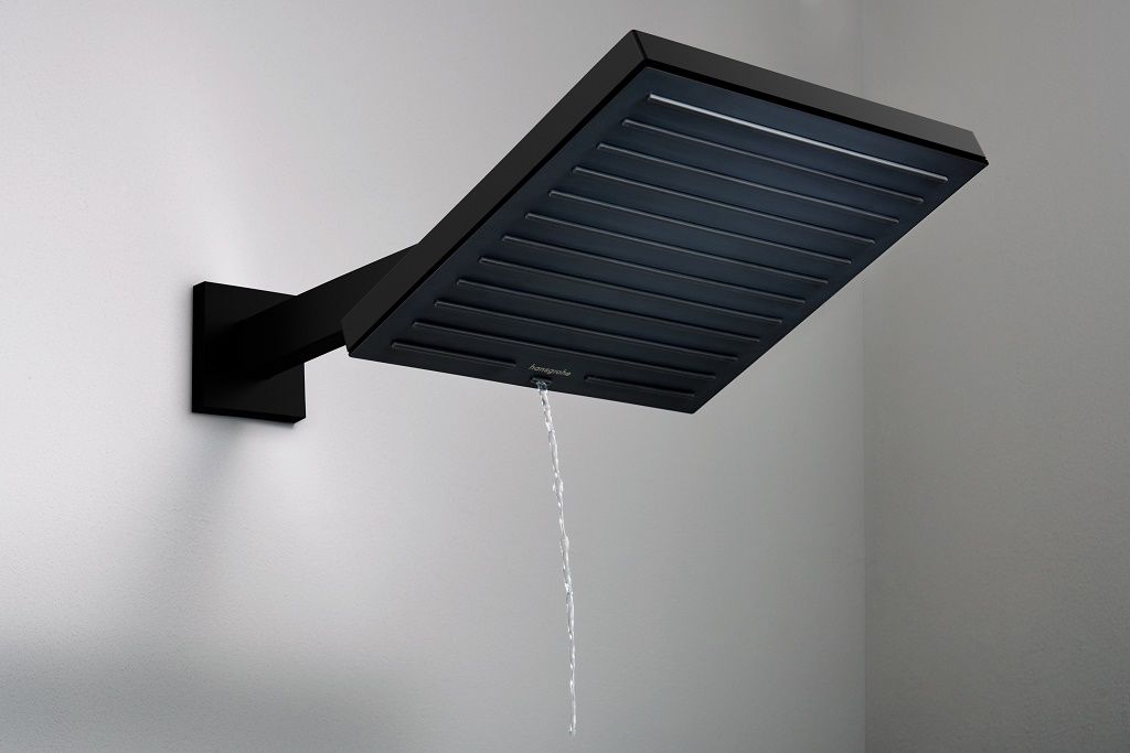 Hansgrohe E Sprchové rameno 39 cm, čierne matné 24337670 - galéria #1
