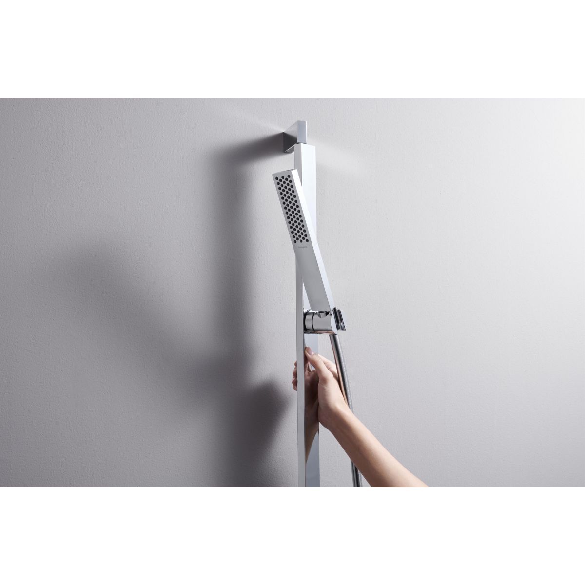 Hansgrohe Unica Sprchová tyč 90 cm s hadicou, chróm 24403000 - galéria #2