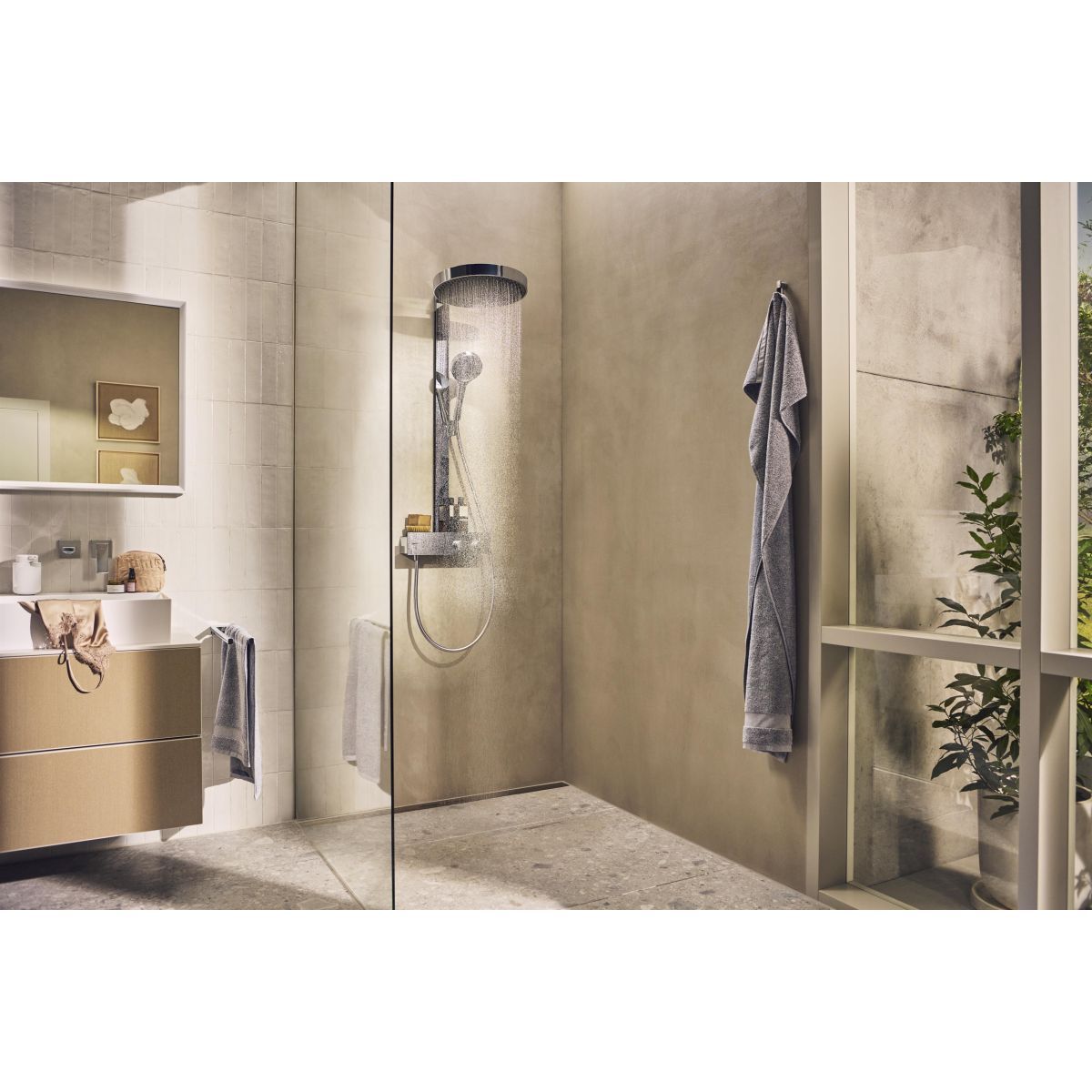 Hansgrohe Sprchový systém Rainfinity s termostatickou batériou ShowerTablet, chróm 26853000 - galéria #4
