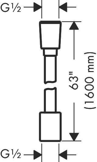 Hansgrohe Sprchová hadica Designflex Planet Edition, 160 cm, béžová 28250210 - galéria #1