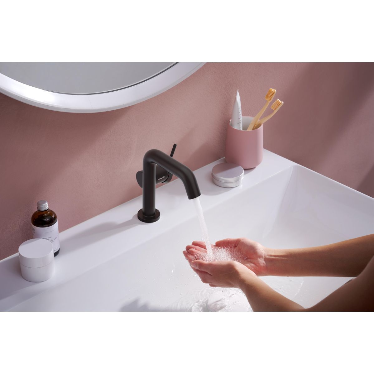 Hansgrohe Tecturis S Umývadlová batéria, CoolStart, matná čierna 73321670 - galéria #1