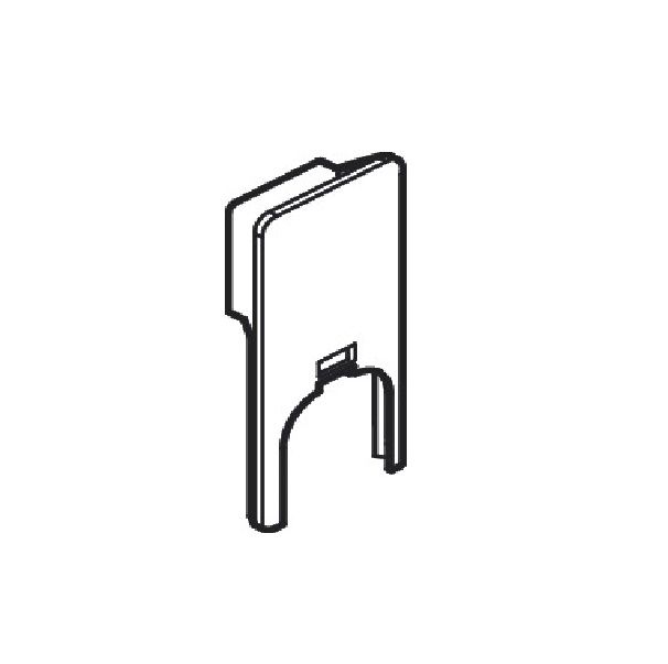 Hansgrohe Náhradný uzáver pre štvorcovú sprchovú tyč, čierny matný 94518670 - galéria #1