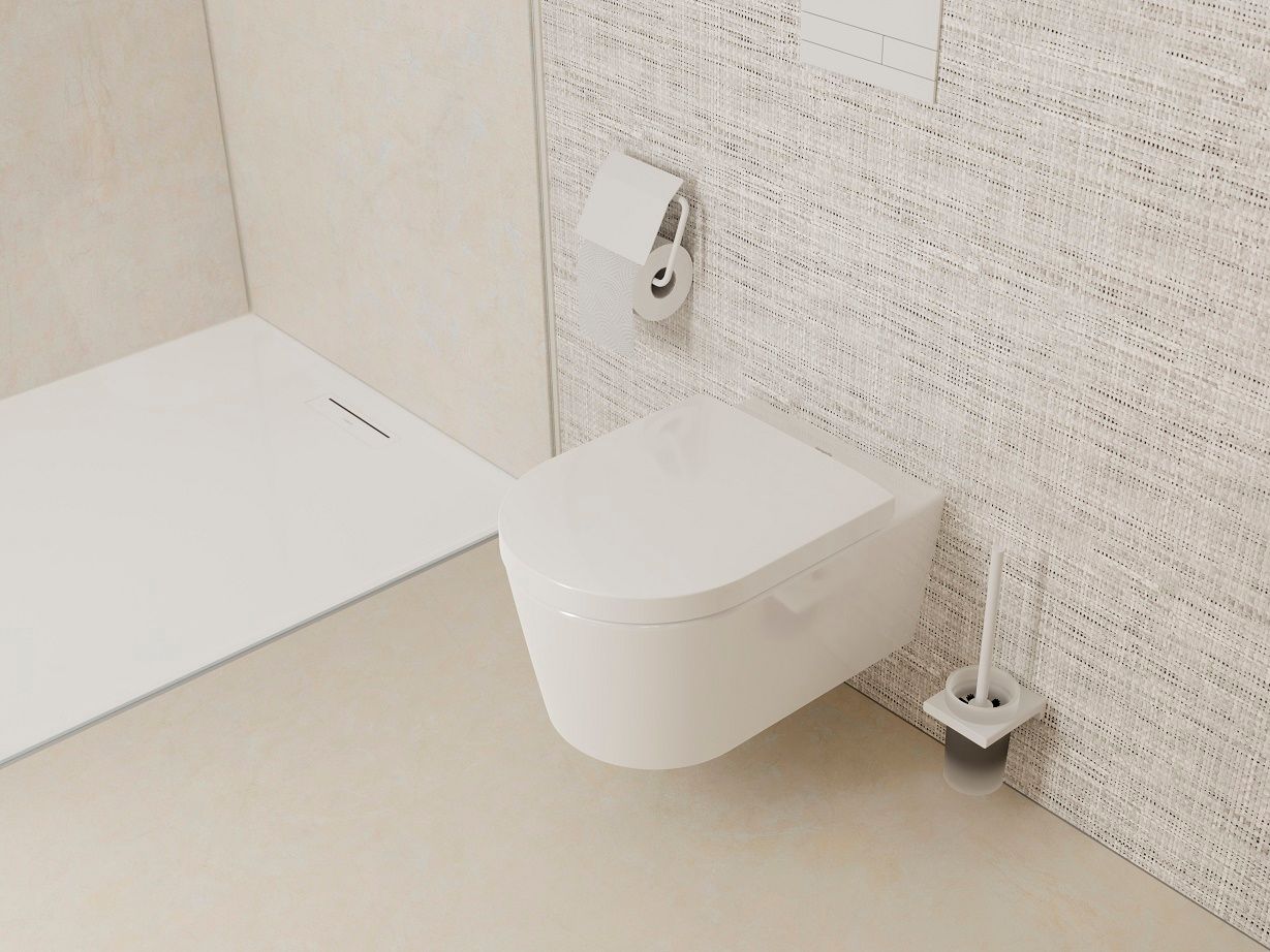 Hansgrohe EluPura S AquaFall závesné WC so sedadlom SoftClose, biele HygieneEffect 62021450 - galéria #4
