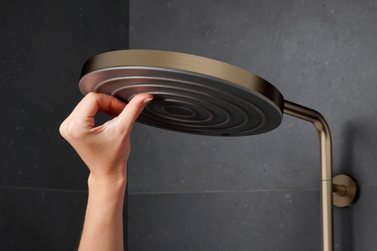 Hansgrohe Pulsify S Termostatický sprchový systém, kartáčovaný bronz 24222140 - galéria #4