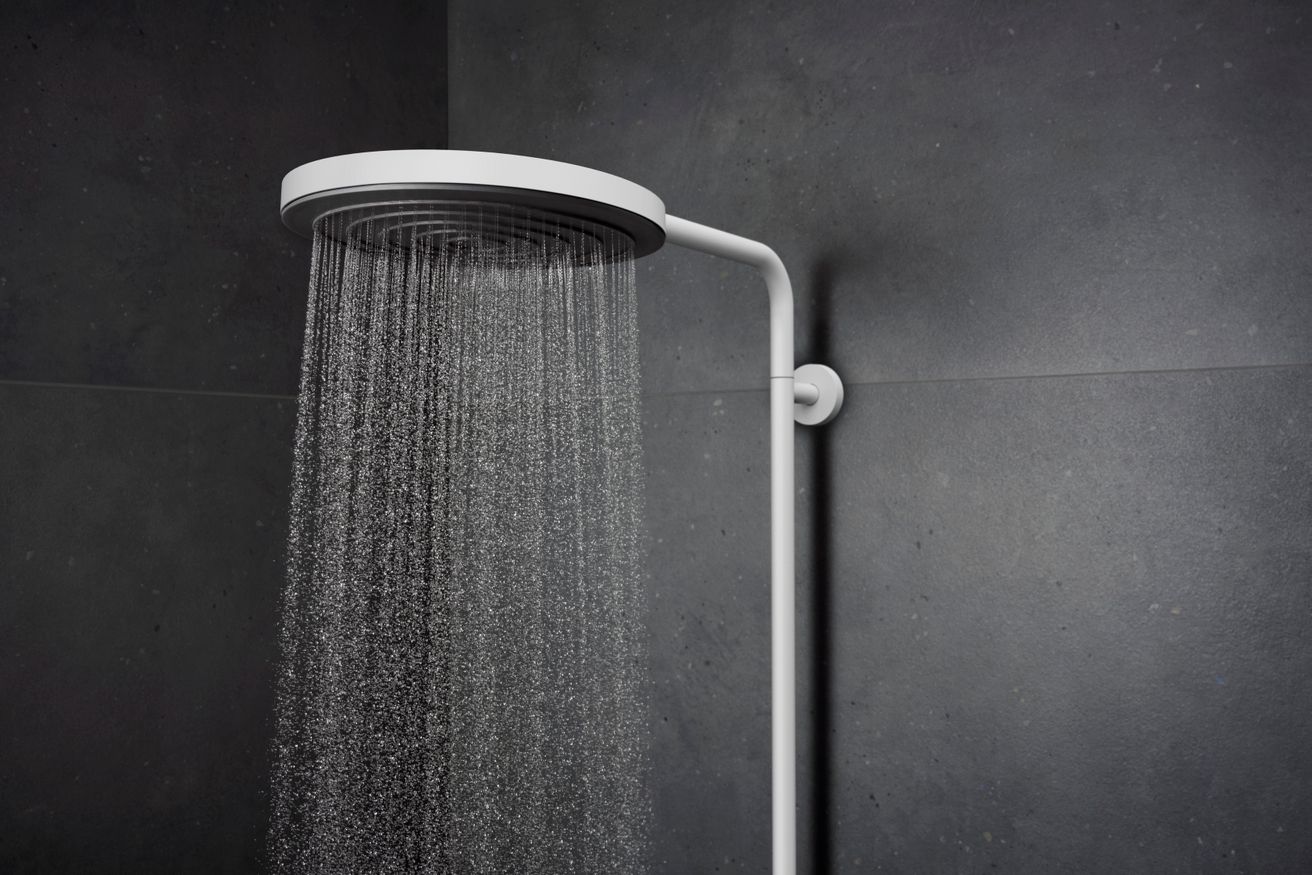 Hansgrohe Pulsify S Puro Sprchový termostatický systém Eco, matná bílá 24223700 - galéria #3