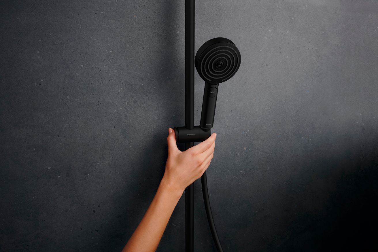 Hansgrohe Pulsify S Puro Sprchový termostatický systém Eco, matná černá 24236670 - galéria #2