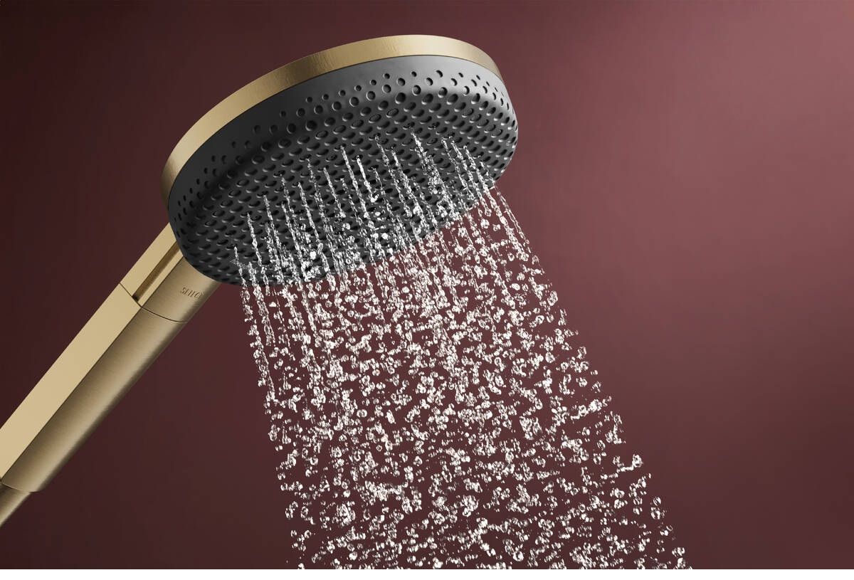 Hansgrohe Raindance Alive Select S, Ručná sprcha 12,5 cm, 3jet, kartáčovaný bronz 24500140 - galéria #1
