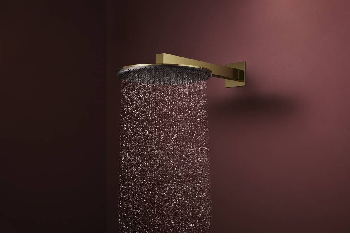 Hansgrohe Raindance Alive S Hlavová sprcha, 30 cm, 1jet, EcoSmart, zlatá lesklá 24521990 - galéria #1